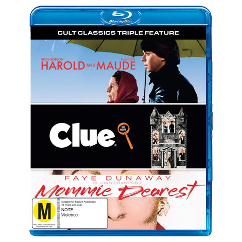 Cult Classic Triple (Harold & Maude/Clue/Mommy Dearest)