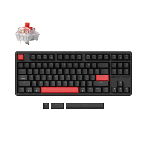 Keychron C3 Pro QMK/VIA Wired Mechanical Keyboard (Red Switch)