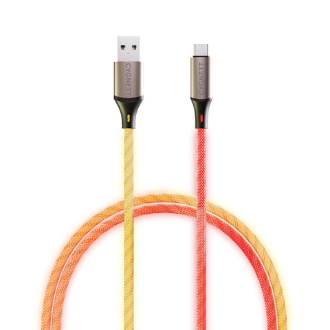Cygnett Essentials USB-C to USB-A 1.2m Light Up Cable