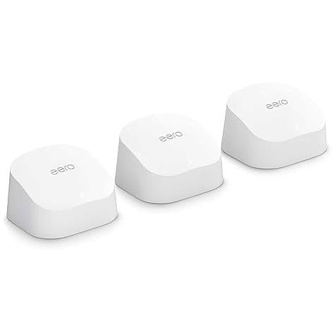 Amazon eero 6 500Mbps Mesh Wi-Fi 6 Router & Extenders (3 Pack)