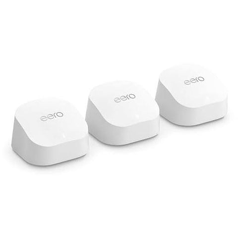 Amazon eero 6+ 1Gbps Mesh Wi-Fi 6 Router & Extenders (3 Pack)