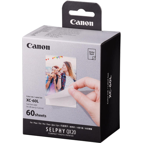 Selphy XC-60L Card Size Photo Paper (60 Pack)