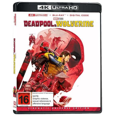 Deadpool & Wolverine (US import 4K UHD + Blu-Ray)
