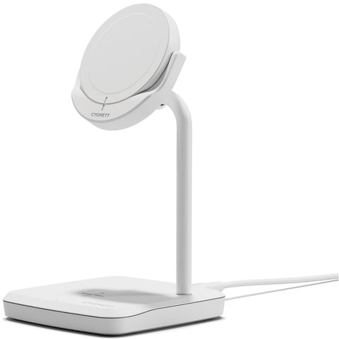 Cygnett Qi2.0 2-in-1 Wireless Chargebase (White)
