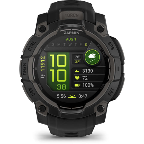 Garmin Instinct 3 45mm AMOLED Sports Watch (Black)