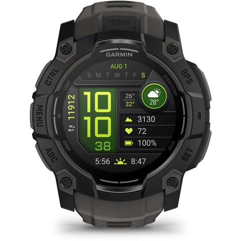 Garmin Instinct 3 50mm AMOLED Sports Watch (Black)