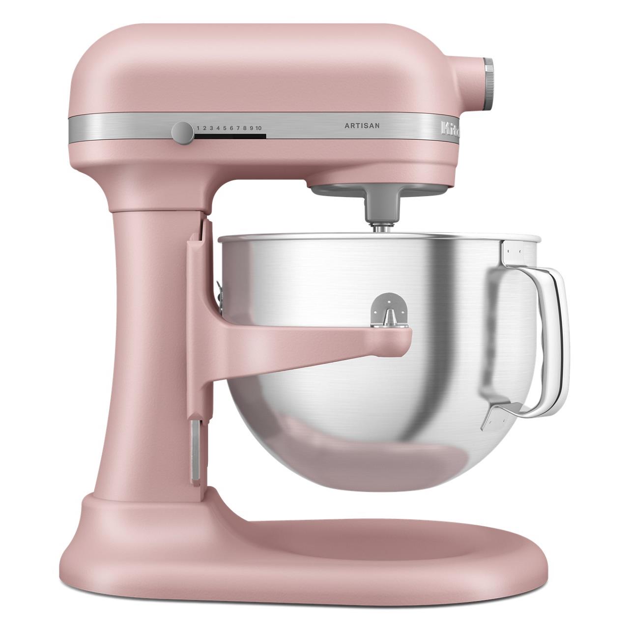 KitchenAid KSM70 6.6L Artisan Bowl Lift Mixer (Dried Rose) - JB Hi