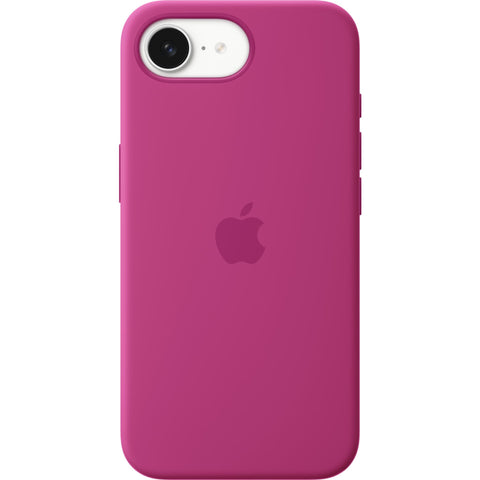 Apple Silicone Case for iPhone 16e (Fuschia)