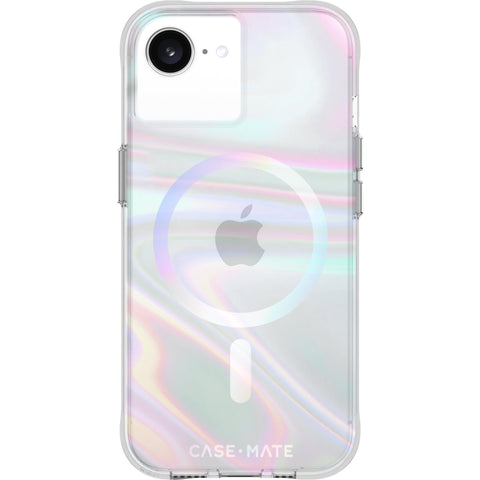 Case-Mate Soap Bubble MagSafe Case for iPhone 17e/16e/15/14/13 (Iridescent)