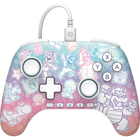 PowerA Advanced Wired Controller with Hall Effect Modules for Nintendo Switch 2 (Mushroom Kingdom)