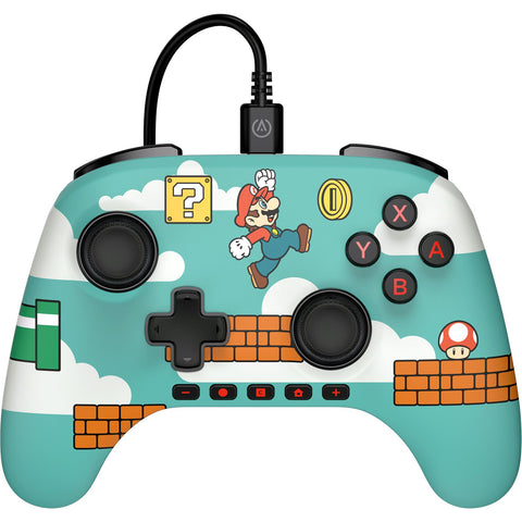 PowerA Advanced Wired Controller with Hall Effect Modules for Nintendo Switch 2 (Mario Time)