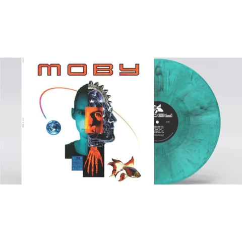 Moby (Black and White Marble on Blue Vinyl)