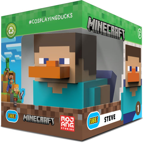 Tubbz Cosplaying Duck Collectible (Minecraft - Steve)