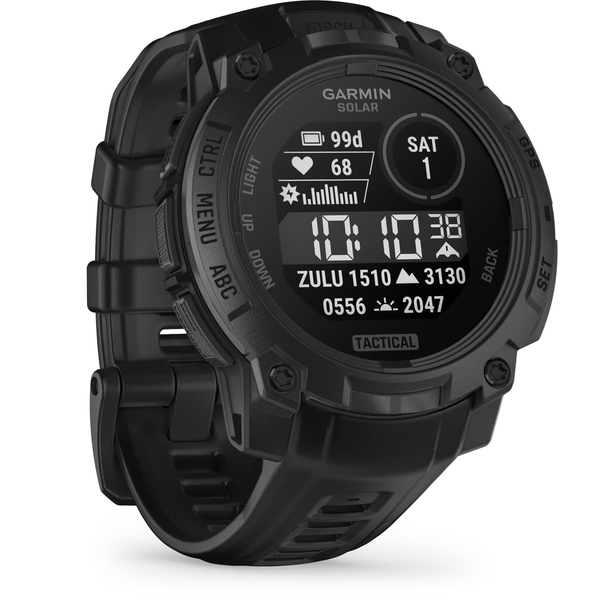 時計 GARMIN INSTINCT 3 45mm TACTICAL Garmin Instinct 3 45mm Solar Sports Watch (Tactical Edition