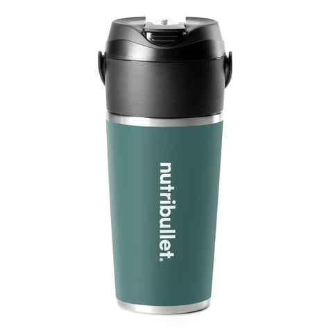 NutriBullet Flip Stainless Steel Portable Blender (Eucalyptus)