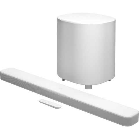 JBL BAR 500 MK2 5.1 channel soundbar system with Dolby Atmos (White)