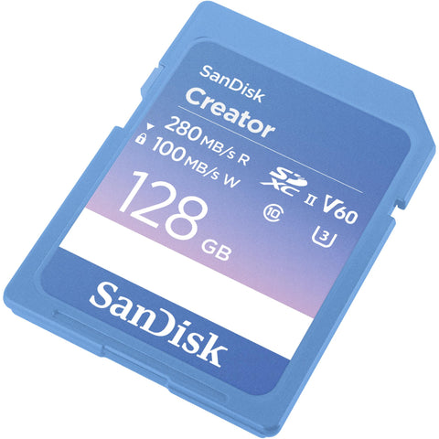 SanDisk Creator SDXC UHS-II Card (128GB)