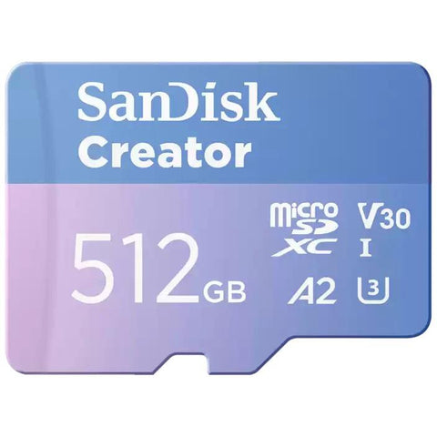 SanDisk Creator Micro SDXC UHS-I Card (512GB)