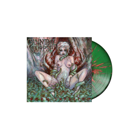 Worm Infested (Green Red Splattered Vinyl)