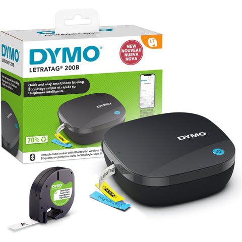 Dymo Letra Tag 200B Label Maker (Black)