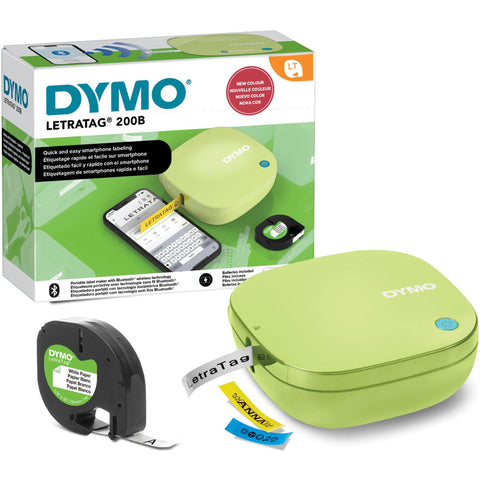 Dymo Letra Tag 200B Label Maker (Green)