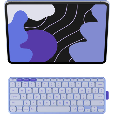 Logitech Flip Folio for iPad Pro 13-inch (M4) & iPad Air 13-inch (M2 M3) [Lilac]