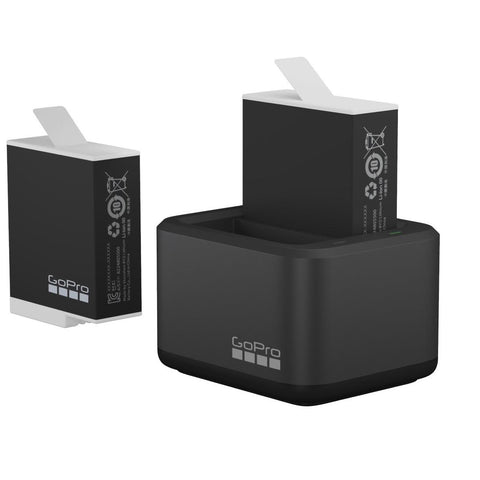 GoPro Enduro Dual Battery Charger +  2 Batteries (Hero 9/10/11/12)