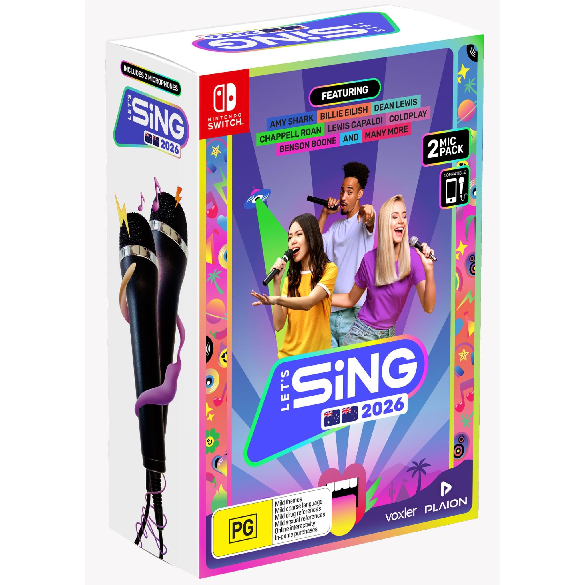 Let's Sing 2026 Mic Bundle JB Hi-Fi NZ