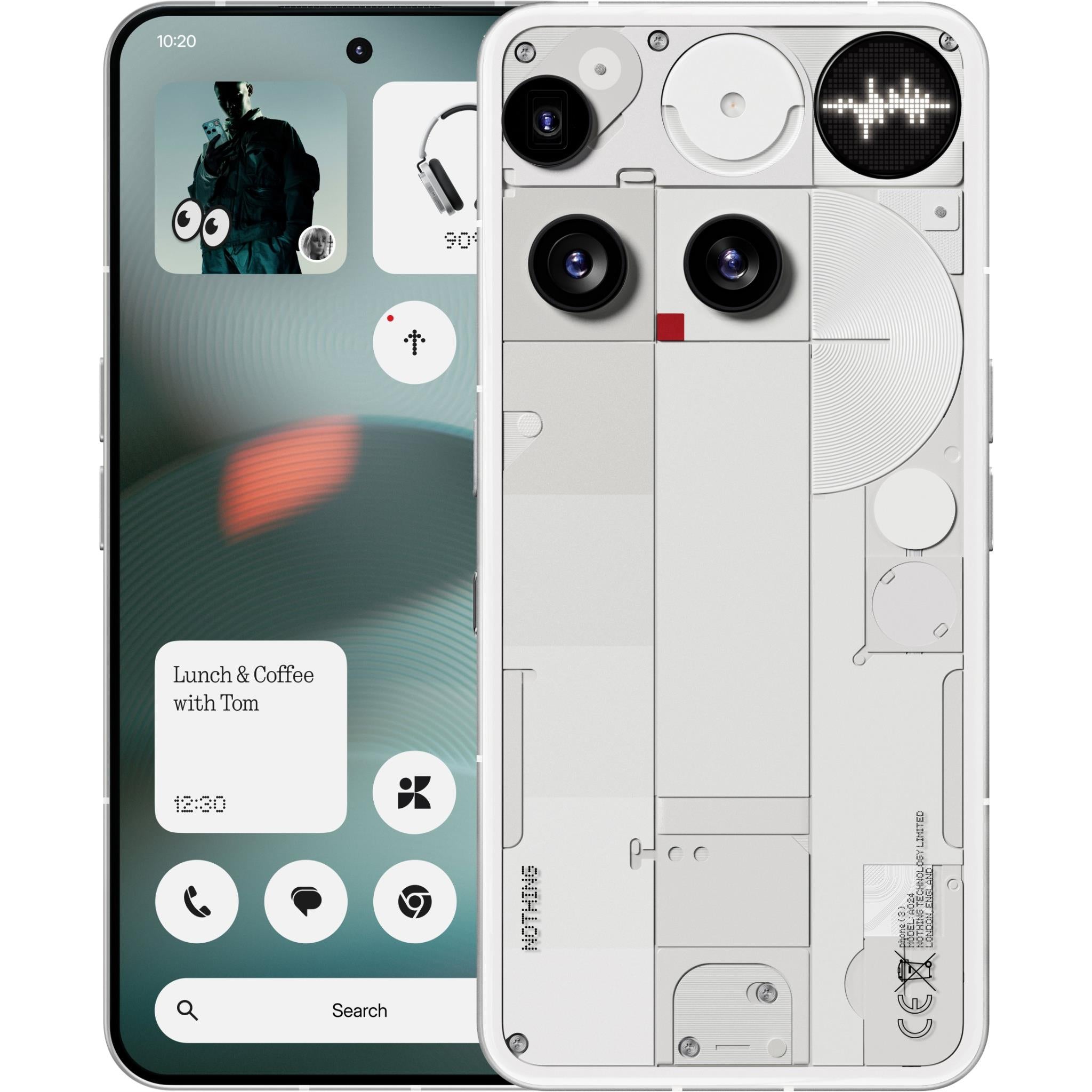 スマートフォン本体 Nothing Phone (3) 16G/512G NOTHING Phone (3) 5G 512GB (White) - JB Hi-Fi NZ