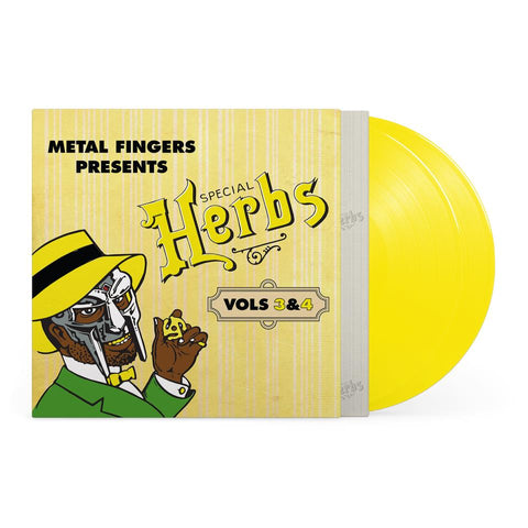 Metal Fingers Presents  Special Herbs Vols 3 & 4 (Lemon Yellow Vinyl)