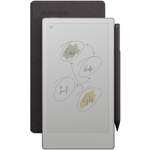reMarkable PaperPro Move with MarkerPlus & Mosaic Weave Book Folio (Basalt)