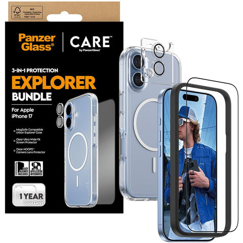 CARE by Panzer 3-in-1 Flagship Explorer Bundle for iPhone 17