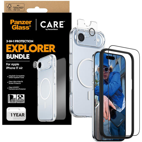 CARE by Panzer 3-in-1 Flagship Explorer Bundle for iPhone Air