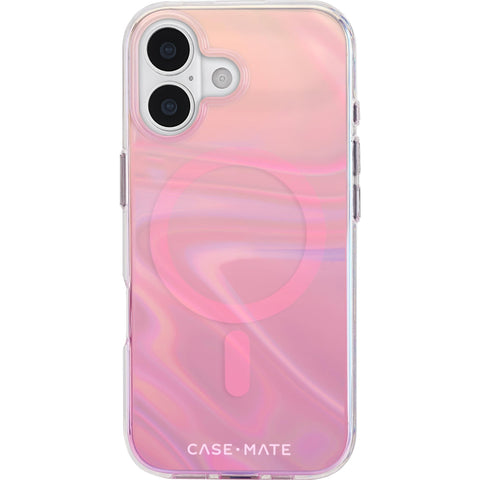 Case-Mate Peach Bubble MagSafe Case for iPhone 17 (Iridescent)
