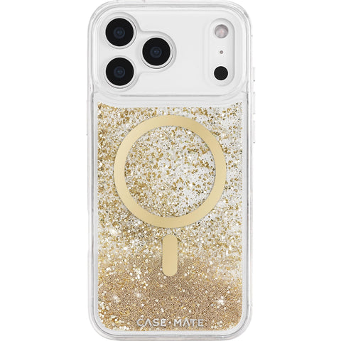 Case-Mate Waterfall MagSafe Case for iPhone 17 Pro Max (Gold)