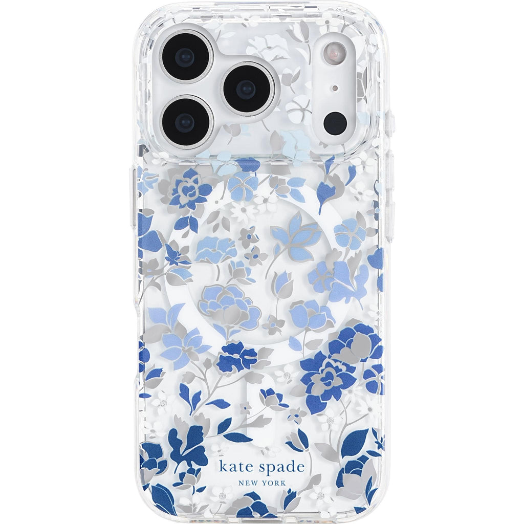 Kate Spade Protective MagSafe Case for iPhone 17 Pro (Flowerbed Blue ...