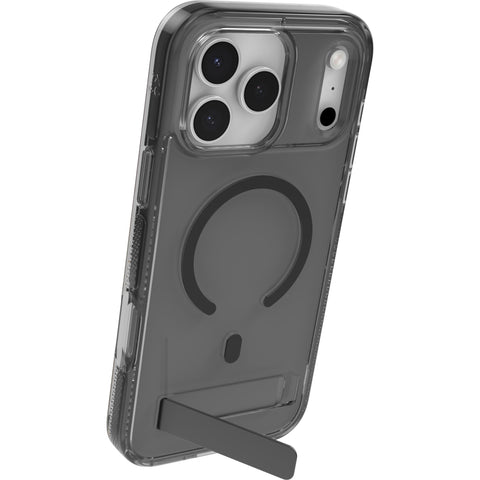 ZAGG Santa Cruz Snap Kickstand Case for iPhone 17 Pro Max (Clear/Black)