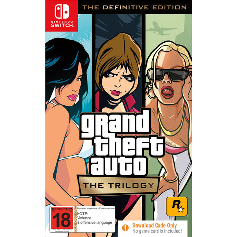 Grand Theft Auto: The Trilogy The Definitive Edition (Code in Box)
