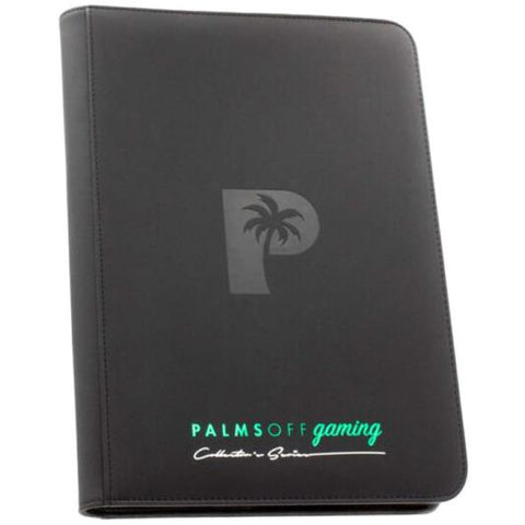 Palms Off Collector’s Series 9 Pocket Zip Binder (Black)