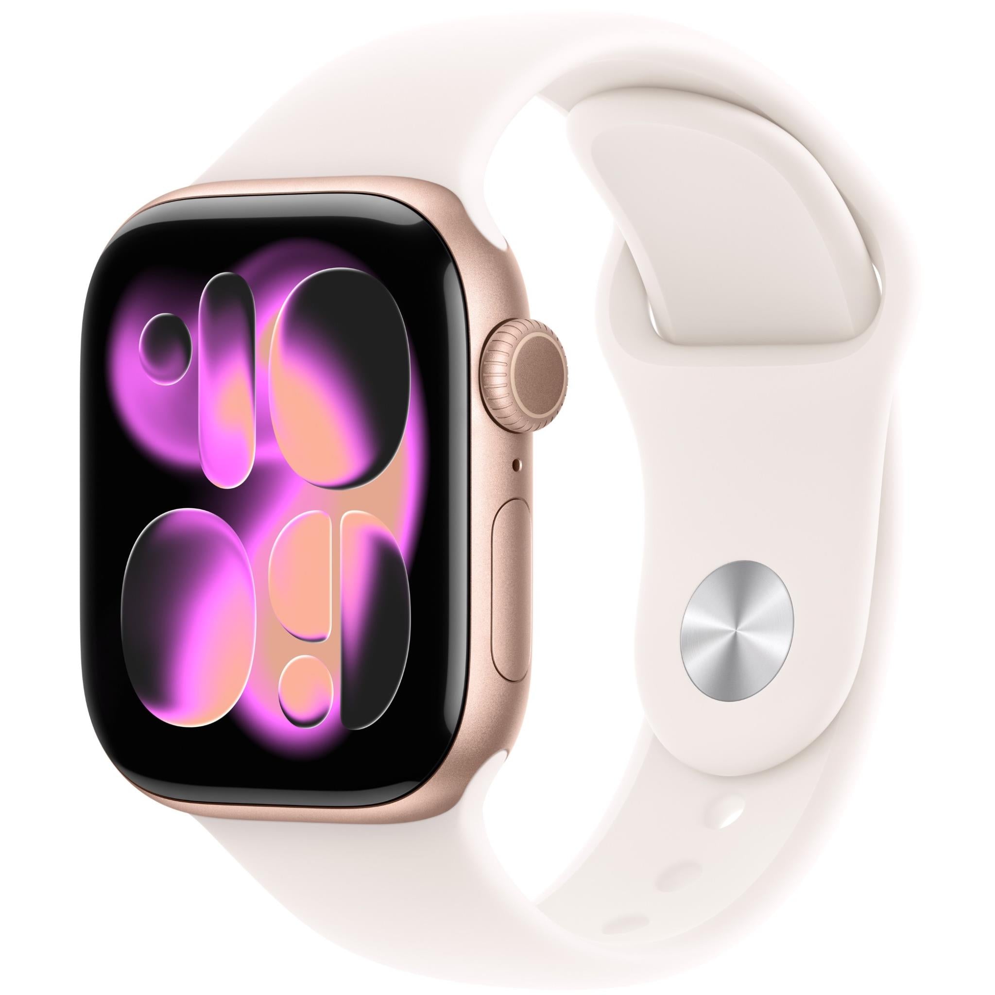 Apple Watch Series 11 42mm Rose Gold Aluminium Case GPS Sport Band (S/M) [Light Blush]