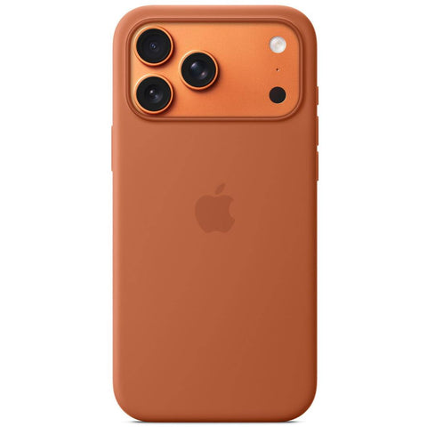 Apple iPhone 17 Pro Max Silicone Case with MagSafe (Terra Cotta)