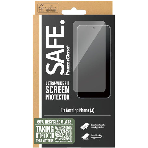 SAFE by Panzer UltraWide Fit Screen Protector for Nothing Phone (3)