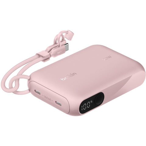 BELKIN BoostCharge Power Bank with Display [10K] (Pink)