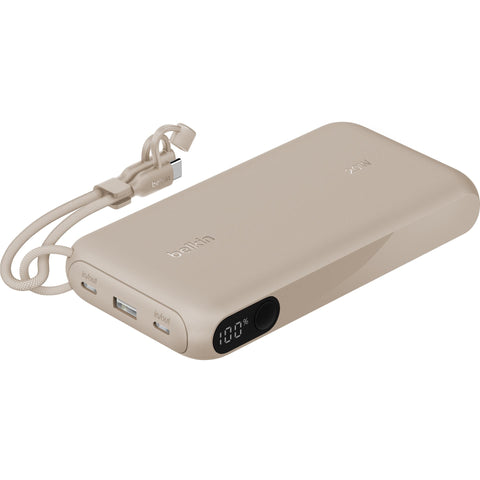 BELKIN BoostCharge Power Bank with Display [20K] (Sand)