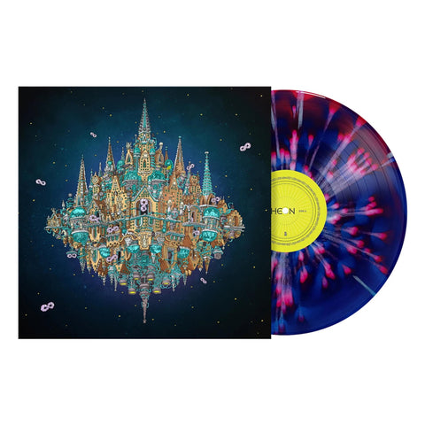 Pantheon (Cobalt & Ruby Smush W/ White Splatter Vinyl)
