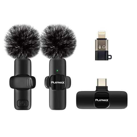 Playmax Wireless Streamcast Microphone (Black)