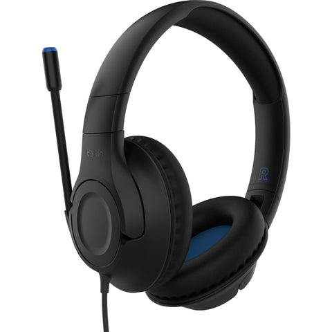Belkin SoundForm Inspire Wired Over-Ear Headset for Kids (Black)