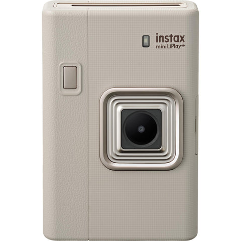 Fujifilm Instax Mini LiPlay+ Instant Camera and Smartphone Printer (Sand Beige)