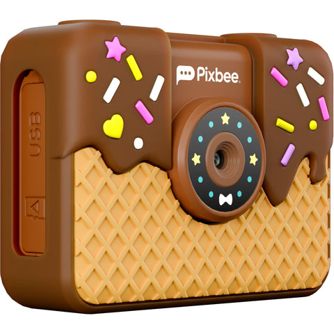 Pixbee PixPlay (Gen 2) Kids Digital Camera (Ice Cream Chocolate Donut)