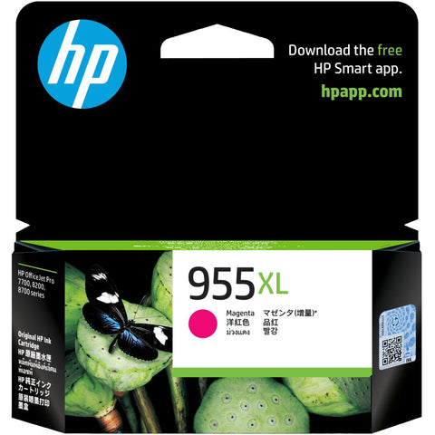 HP 955XL High Yield Original Ink Cartridge (Magenta)